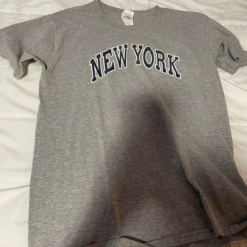 grey new york shirt